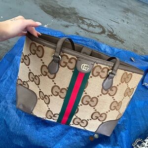 Knock off Gucci tote bag good for laptop etc